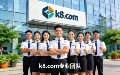k8.com专业团队集体照，充满活力与自信